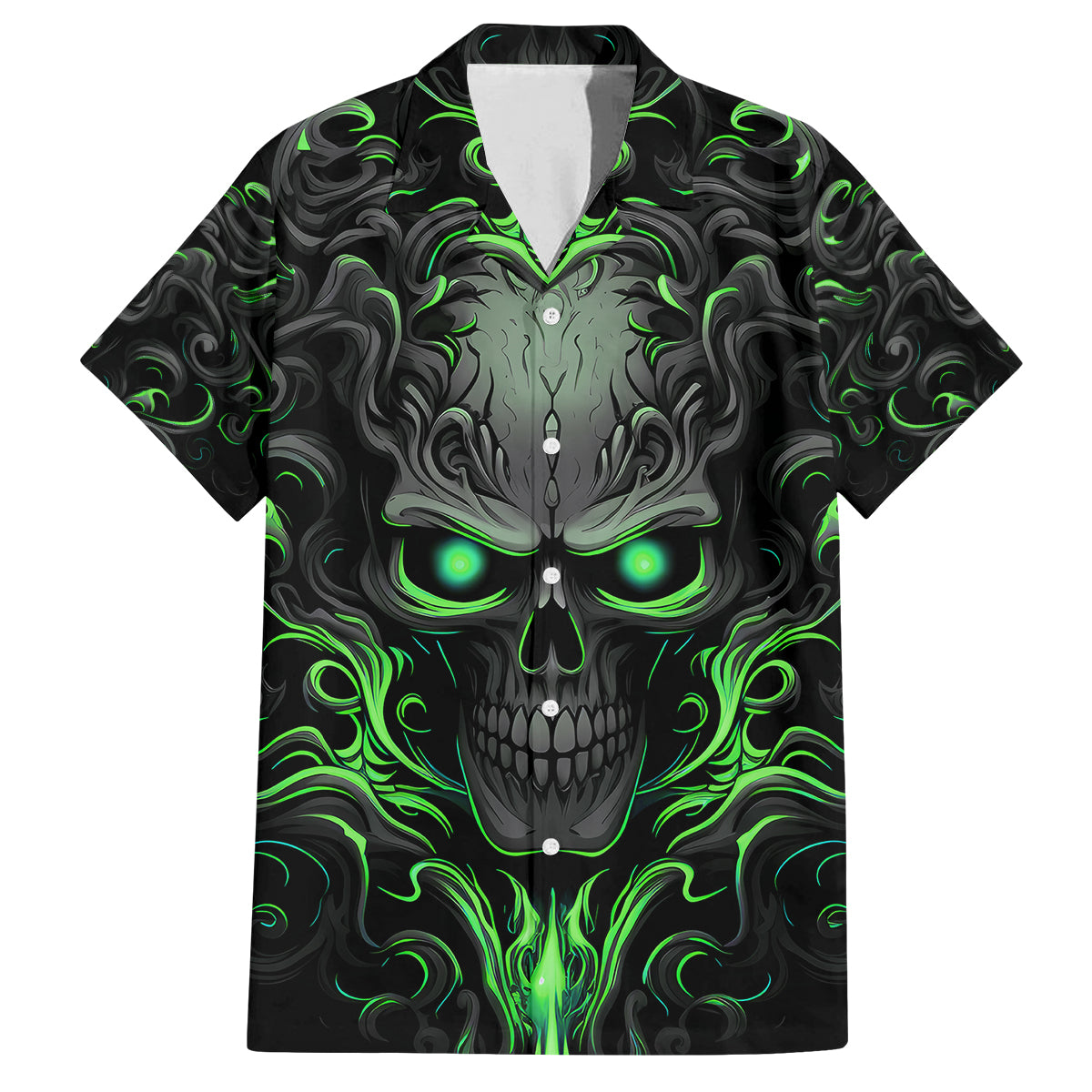 I May Not Be Perfect But At Least I'm Not You Skull Family Matching Off Shoulder Long Sleeve Dress and Hawaiian Shirt - Wonder Print Shop