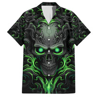 I May Not Be Perfect But At Least I'm Not You Skull Family Matching Off Shoulder Long Sleeve Dress and Hawaiian Shirt - Wonder Print Shop