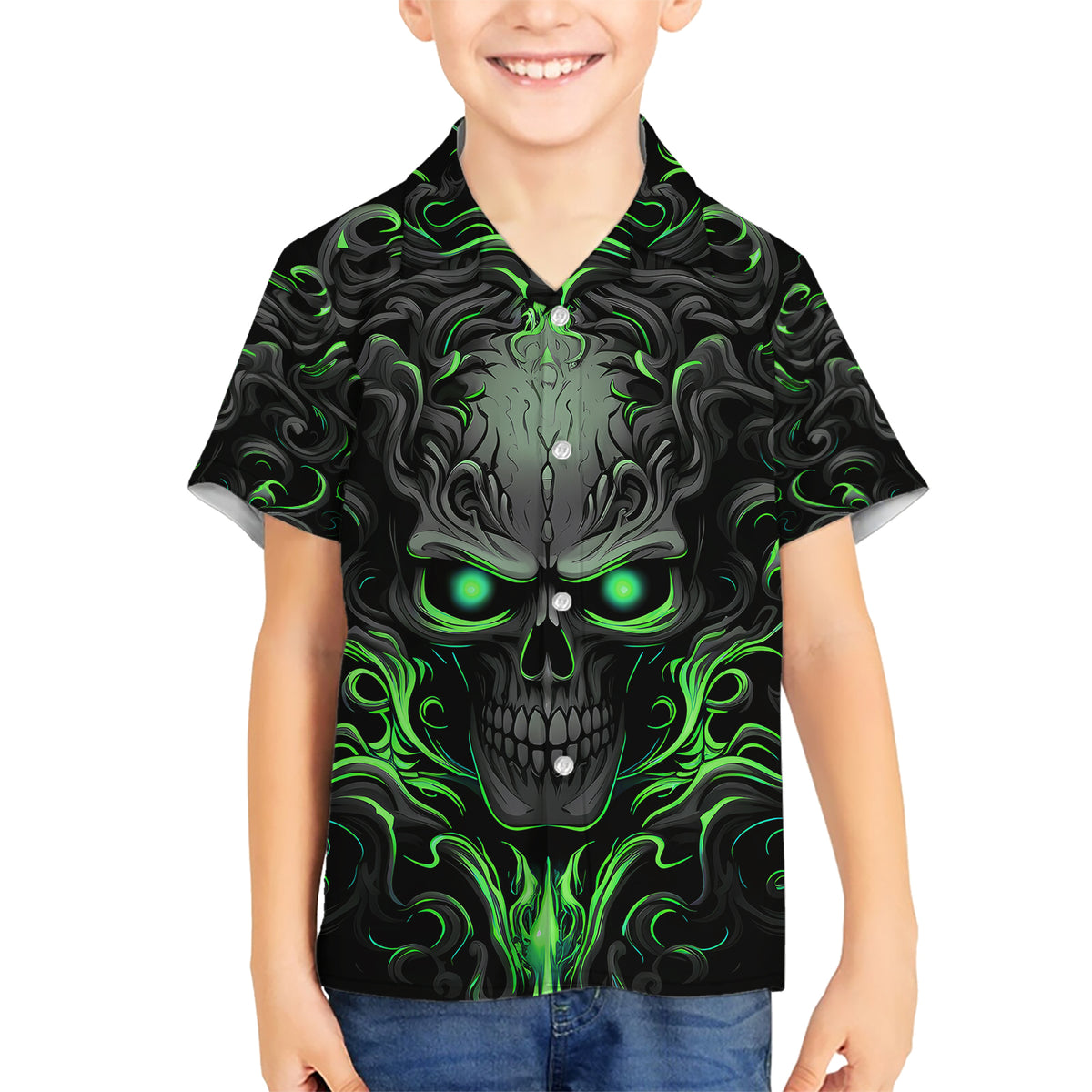 I May Not Be Perfect But At Least I'm Not You Skull Kid Hawaiian Shirt - Wonder Print Shop