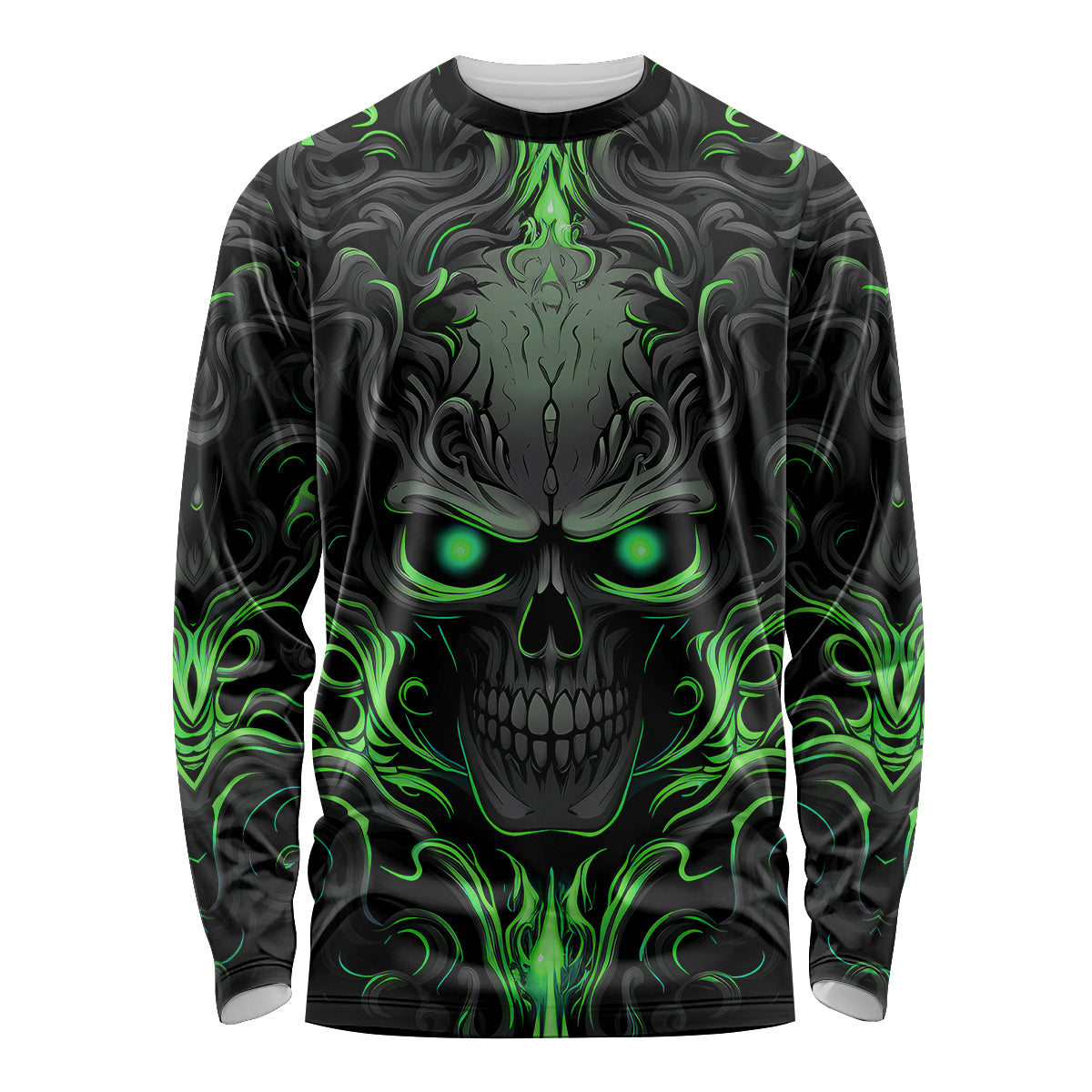 I May Not Be Perfect But At Least I'm Not You Skull Long Sleeve Shirt - Wonder Print Shop