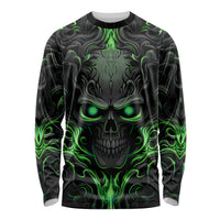 I May Not Be Perfect But At Least I'm Not You Skull Long Sleeve Shirt - Wonder Print Shop