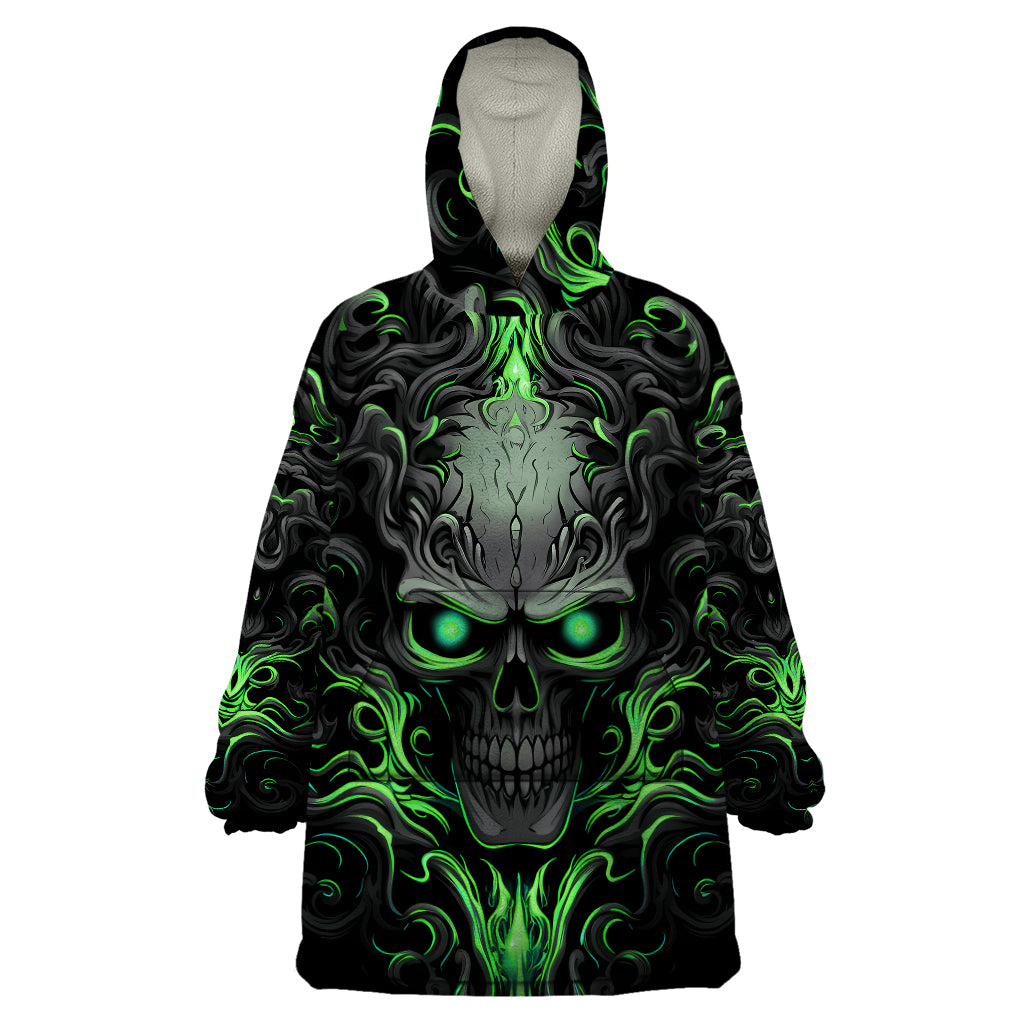 I May Not Be Perfect But At Least I'm Not You Skull Wearable Blanket Hoodie - Wonder Print Shop