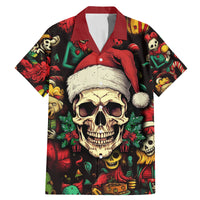 Skull Christmas Family Matching Mermaid Dress and Hawaiian Shirt When You're Dead Inside But It's Christmas - Wonder Print Shop