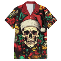 Skull Christmas Family Matching Tank Maxi Dress and Hawaiian Shirt When You're Dead Inside But It's Christmas - Wonder Print Shop