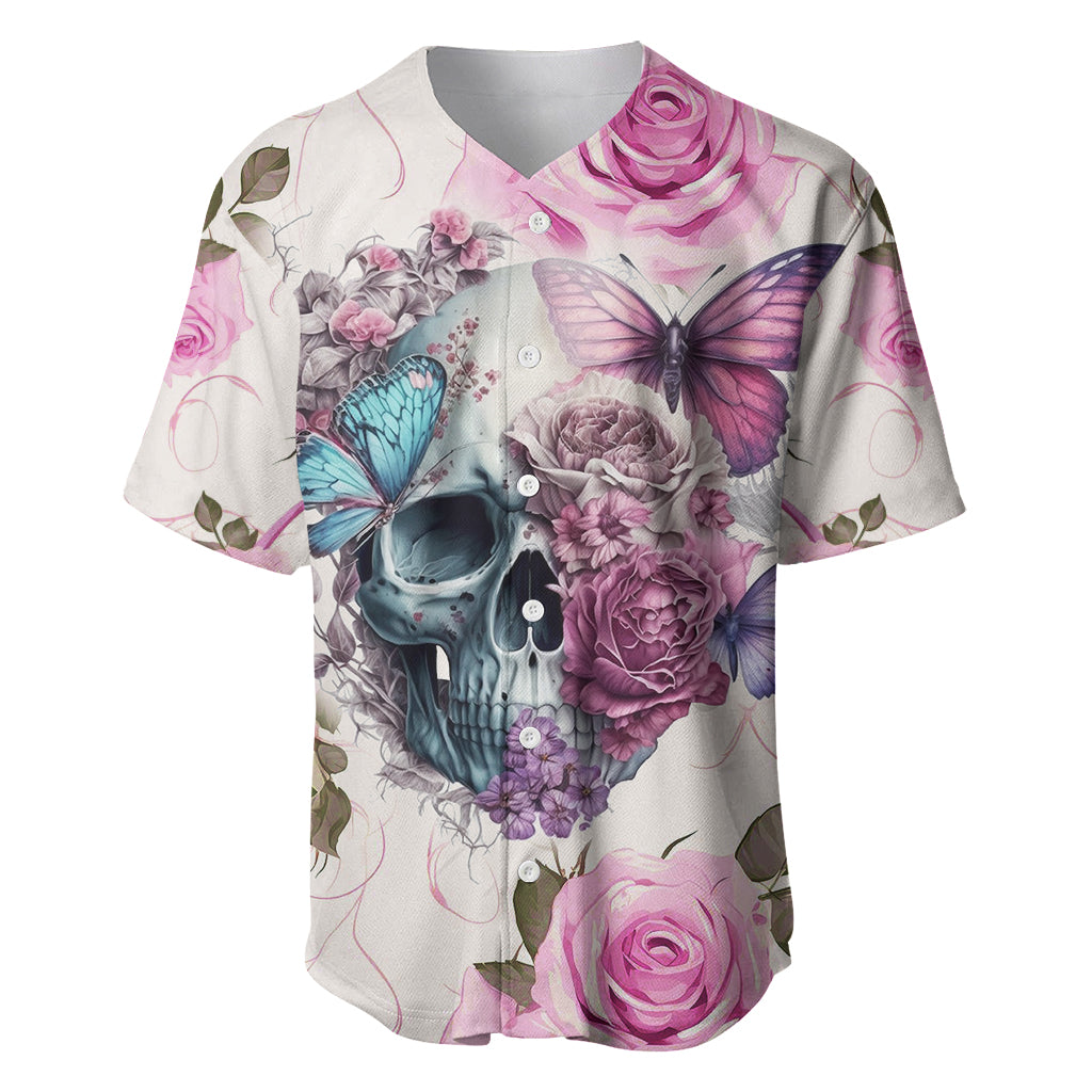 Women Skull Baseball Jersey Some Time An Angel Hellraiser Always A Strong Women - Wonder Print Shop