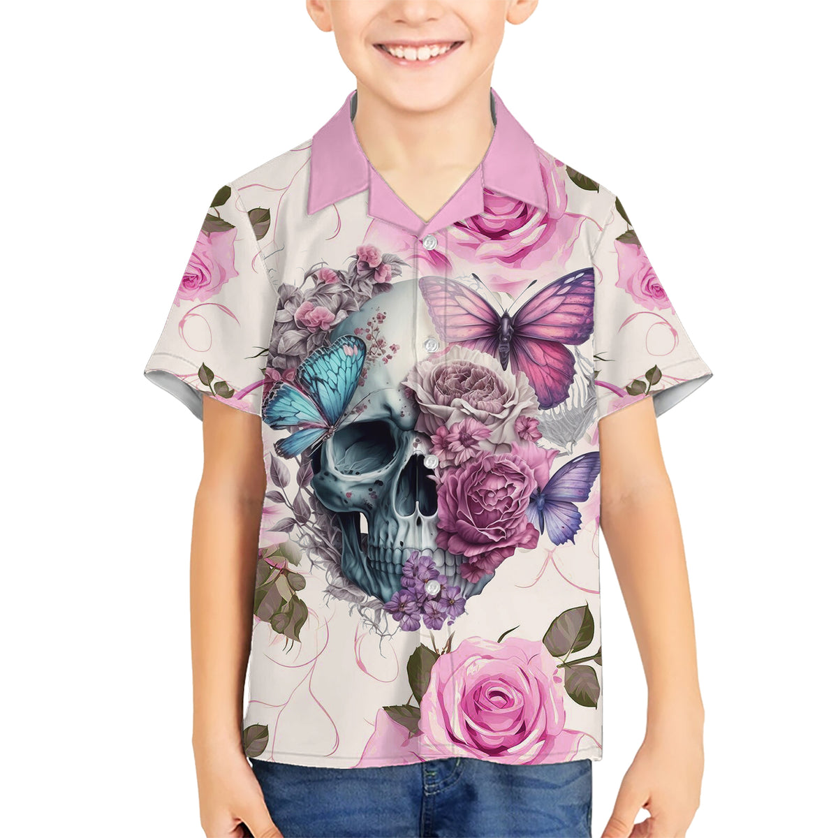 Women Skull Family Matching Short Sleeve Bodycon Dress and Hawaiian Shirt Some Time An Angel Hellraiser Always A Strong Women - Wonder Print Shop