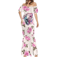 Women Skull Mermaid Dress Some Time An Angel Hellraiser Always A Strong Women - Wonder Print Shop