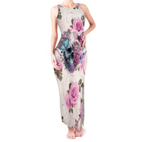 Women Skull Tank Maxi Dress Some Time An Angel Hellraiser Always A Strong Women - Wonder Print Shop