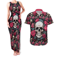 Judge Me When Yours Perfect Otherwise Shut Up Skull Couples Matching Tank Maxi Dress and Hawaiian Shirt - Wonder Print Shop