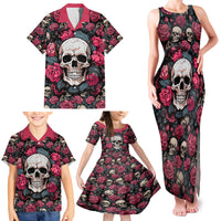 Judge Me When Yours Perfect Otherwise Shut Up Skull Family Matching Tank Maxi Dress and Hawaiian Shirt - Wonder Print Shop