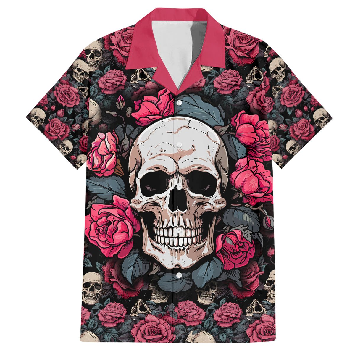 Judge Me When Yours Perfect Otherwise Shut Up Skull Hawaiian Shirt - Wonder Print Shop
