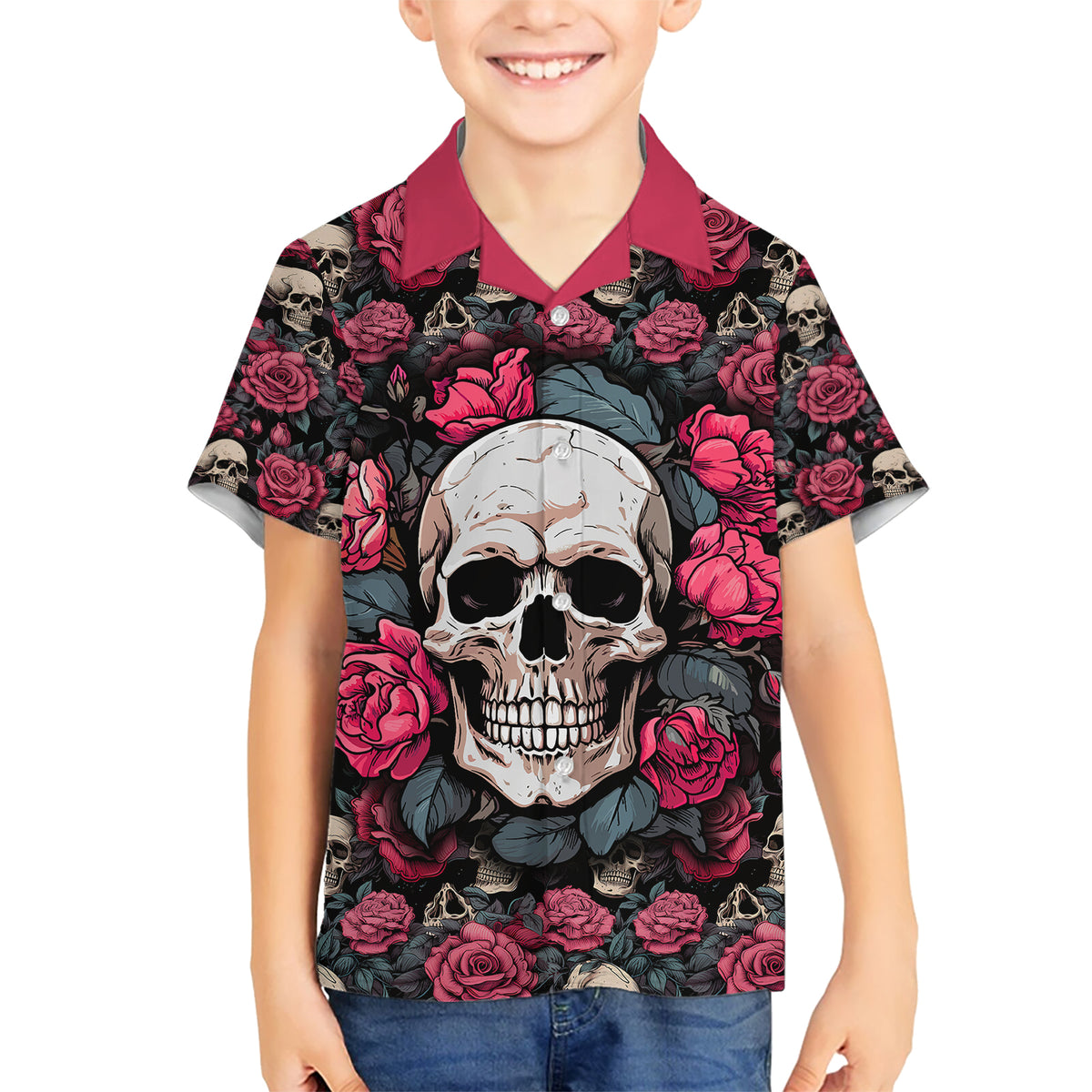 Judge Me When Yours Perfect Otherwise Shut Up Skull Kid Hawaiian Shirt - Wonder Print Shop