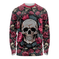 Judge Me When Yours Perfect Otherwise Shut Up Skull Long Sleeve Shirt - Wonder Print Shop