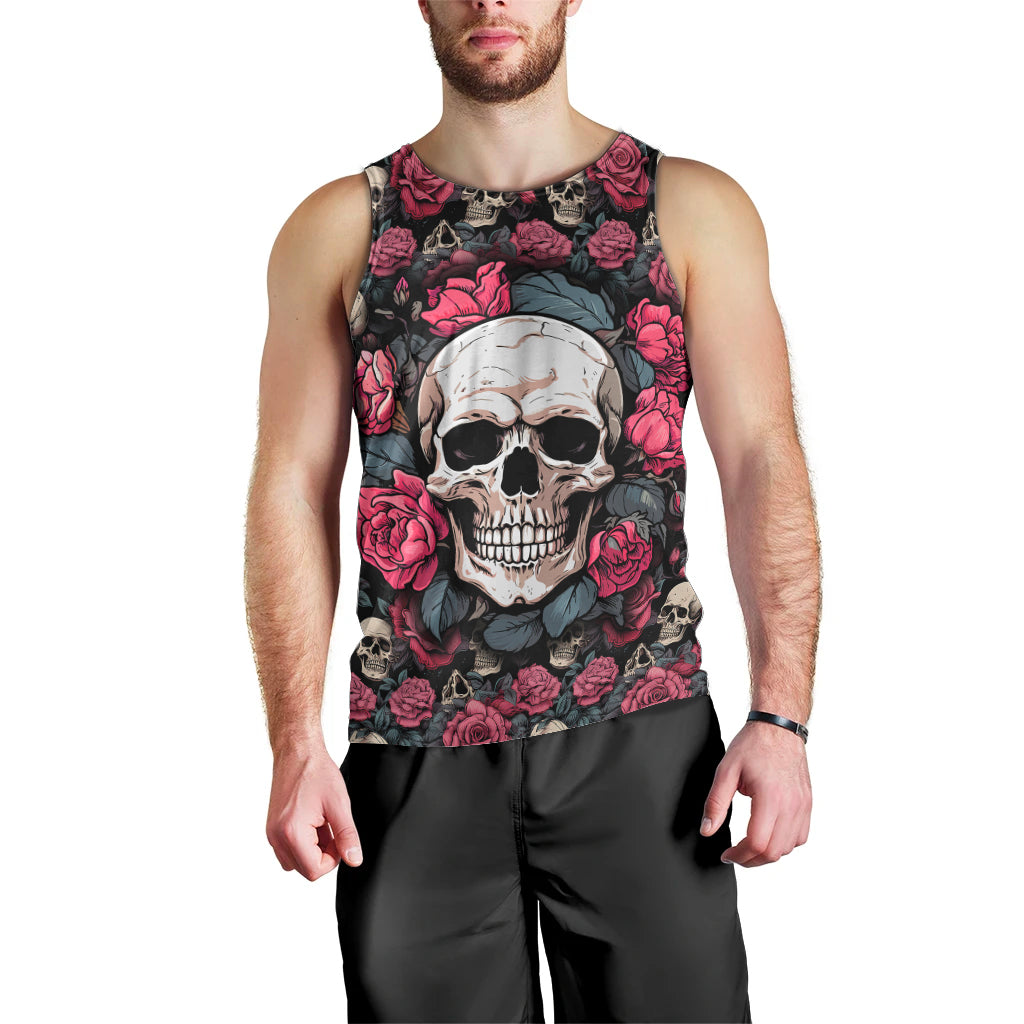 Judge Me When Yours Perfect Otherwise Shut Up Skull Men Tank Top - Wonder Print Shop