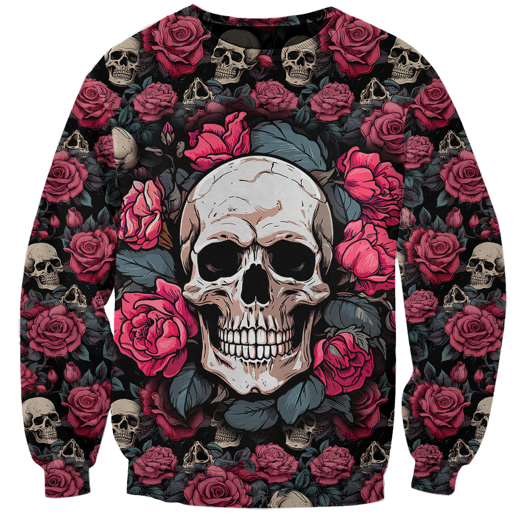 Judge Me When Yours Perfect Otherwise Shut Up Skull Sweatshirt - Wonder Print Shop