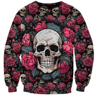 Judge Me When Yours Perfect Otherwise Shut Up Skull Sweatshirt - Wonder Print Shop