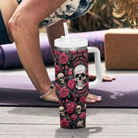 Judge Me When Yours Perfect Otherwise Shut Up Skull Tumbler With Handle - Wonder Print Shop
