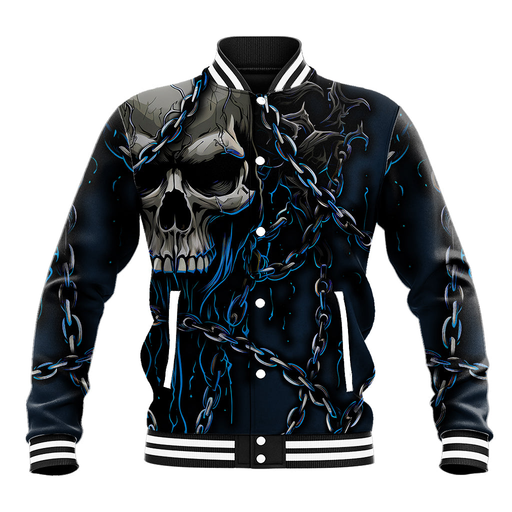 You Inspire My Inner Serial Killer Skull Baseball Jacket - Wonder Print Shop