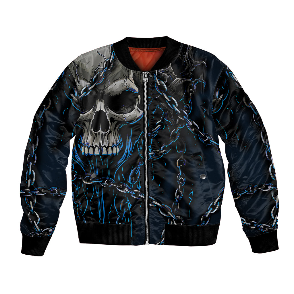 You Inspire My Inner Serial Killer Skull Bomber Jacket - Wonder Print Shop
