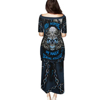 You Inspire My Inner Serial Killer Skull Family Matching Puletasi Dress and Hawaiian Shirt - Wonder Print Shop