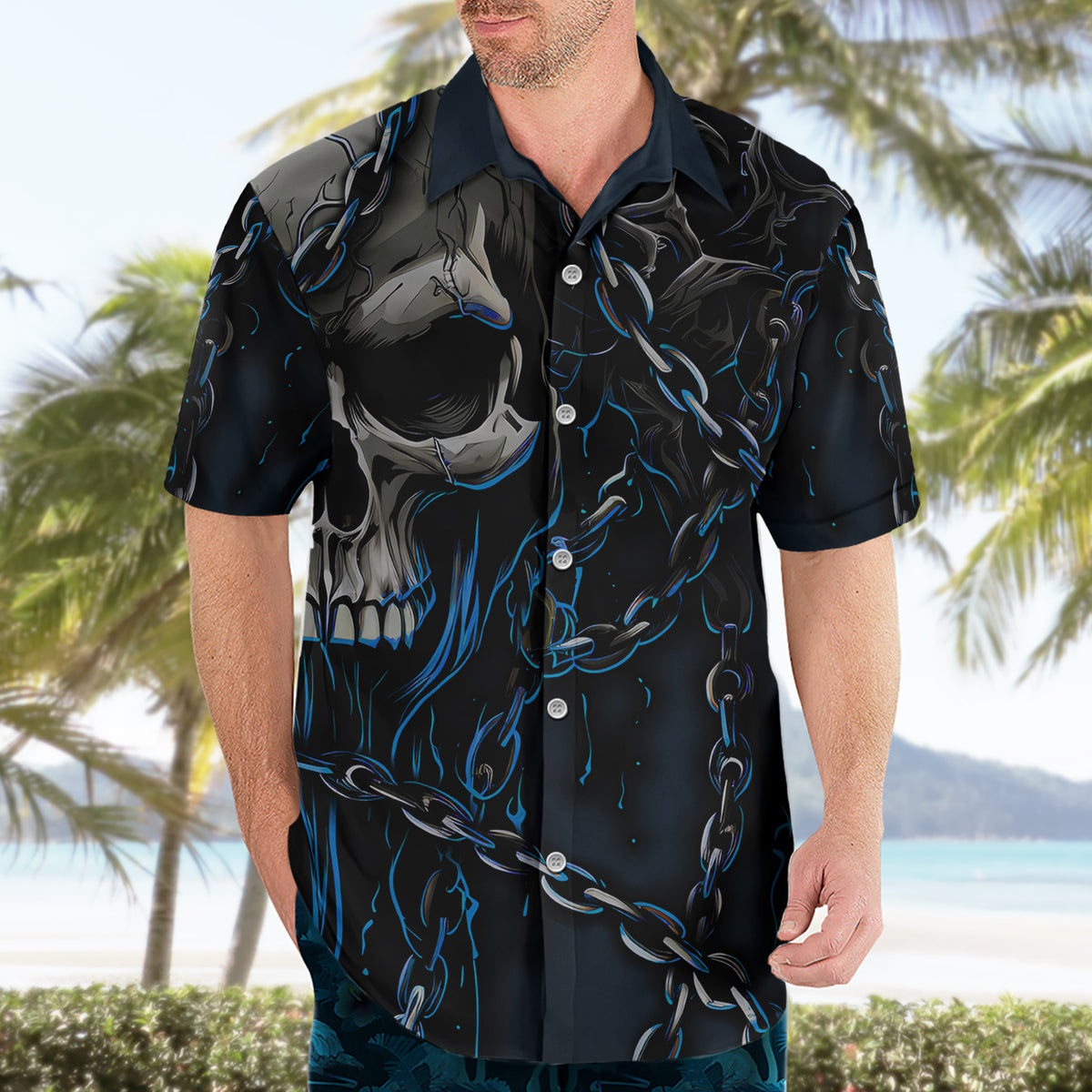 You Inspire My Inner Serial Killer Skull Hawaiian Shirt - Wonder Print Shop