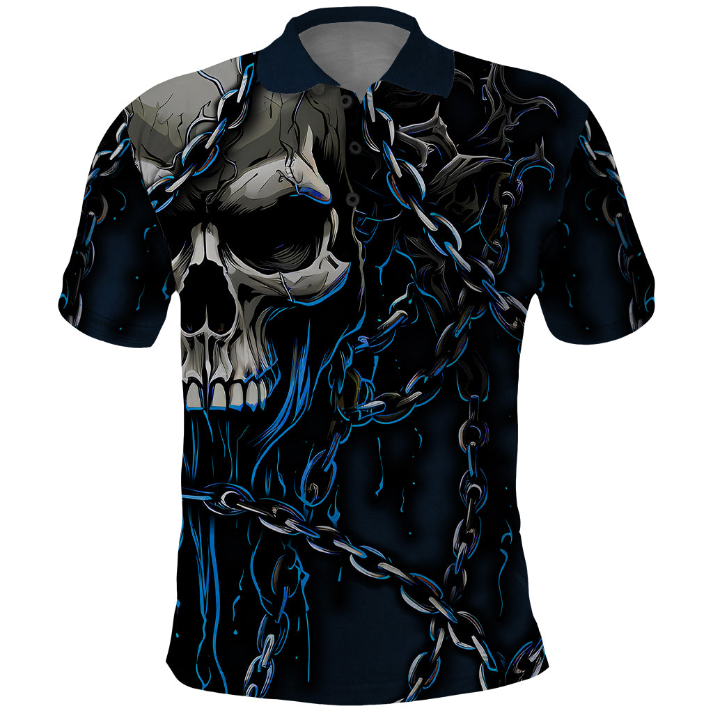 You Inspire My Inner Serial Killer Skull Polo Shirt - Wonder Print Shop