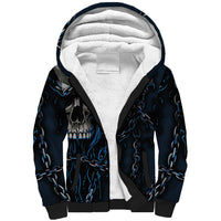 You Inspire My Inner Serial Killer Skull Sherpa Hoodie - Wonder Print Shop