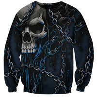 You Inspire My Inner Serial Killer Skull Sweatshirt - Wonder Print Shop