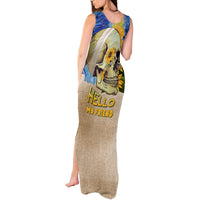 Van Gogh Style Skull Tank Maxi Dress Hello My Friend - Wonder Print Shop