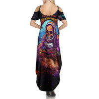Time Will Reveal Who's There For You And Who's Full Of Shit Summer Maxi Dress - Wonder Print Shop