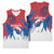 Serbia Christmas Basketball Jersey with Wolf Howling Moon Serbian Flag and Red Blue White Winter Forest Pattern Design - Wonder Print Shop