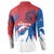 Serbia Christmas Button Sweatshirt with Wolf Howling Moon Serbian Flag and Red Blue White Winter Forest Pattern Design - Wonder Print Shop