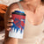 Serbia Christmas 4 in 1 Can Cooler Tumbler with Wolf Howling Moon Serbian Flag and Red Blue White Winter Forest Pattern Design - Wonder Print Shop