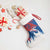 Serbia Christmas Stocking with Wolf Howling Moon Serbian Flag and Red Blue White Winter Forest Pattern Design - Wonder Print Shop