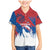 Serbia Christmas Family Matching Mermaid Dress and Hawaiian Shirt with Wolf Howling Moon Serbian Flag and Red Blue White Winter Forest Pattern Design - Wonder Print Shop