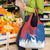 Serbia Christmas Grocery Bag with Wolf Howling Moon Serbian Flag and Red Blue White Winter Forest Pattern Design - Wonder Print Shop
