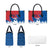 Serbia Christmas Leather Bag with Wolf Howling Moon Serbian Flag and Red Blue White Winter Forest Pattern Design - Wonder Print Shop