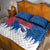 Serbia Christmas Quilt Bed Set with Wolf Howling Moon Serbian Flag and Red Blue White Winter Forest Pattern Design - Wonder Print Shop