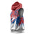 Serbia Christmas Sleeveless Hoodie with Wolf Howling Moon Serbian Flag and Red Blue White Winter Forest Pattern Design - Wonder Print Shop