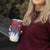 Serbia Christmas Tumbler Cup with Wolf Howling Moon Serbian Flag and Red Blue White Winter Forest Pattern Design - Wonder Print Shop