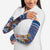 Serbia Christmas Arm Sleeves with Traditional Santa Eagle Serbian Coat of Arms and Blue Red White Folk Pattern Design - Wonder Print Shop