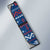 Serbia Christmas Auto Sun Shade with Traditional Santa Eagle Serbian Coat of Arms and Blue Red White Folk Pattern Design - Wonder Print Shop