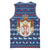 Serbia Christmas Basketball Jersey with Traditional Santa Eagle Serbian Coat of Arms and Blue Red White Folk Pattern Design - Wonder Print Shop