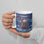 Serbia Christmas Ceramic Mug with Traditional Santa Eagle Serbian Coat of Arms and Blue Red White Folk Pattern Design - Wonder Print Shop