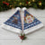 Serbia Christmas Santa Hat with Traditional Santa Eagle Serbian Coat of Arms and Blue Red White Folk Pattern Design - Wonder Print Shop