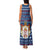 Serbia Christmas Family Matching Tank Maxi Dress and Hawaiian Shirt with Traditional Santa Eagle Serbian Coat of Arms and Blue Red White Folk Pattern Design - Wonder Print Shop