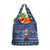 Serbia Christmas Grocery Bag with Traditional Santa Eagle Serbian Coat of Arms and Blue Red White Folk Pattern Design - Wonder Print Shop