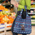 Serbia Christmas Grocery Bag with Traditional Santa Eagle Serbian Coat of Arms and Blue Red White Folk Pattern Design - Wonder Print Shop
