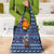 Serbia Christmas Grocery Bag with Traditional Santa Eagle Serbian Coat of Arms and Blue Red White Folk Pattern Design - Wonder Print Shop