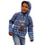 Serbia Christmas Kid Hoodie with Traditional Santa Eagle Serbian Coat of Arms and Blue Red White Folk Pattern Design - Wonder Print Shop